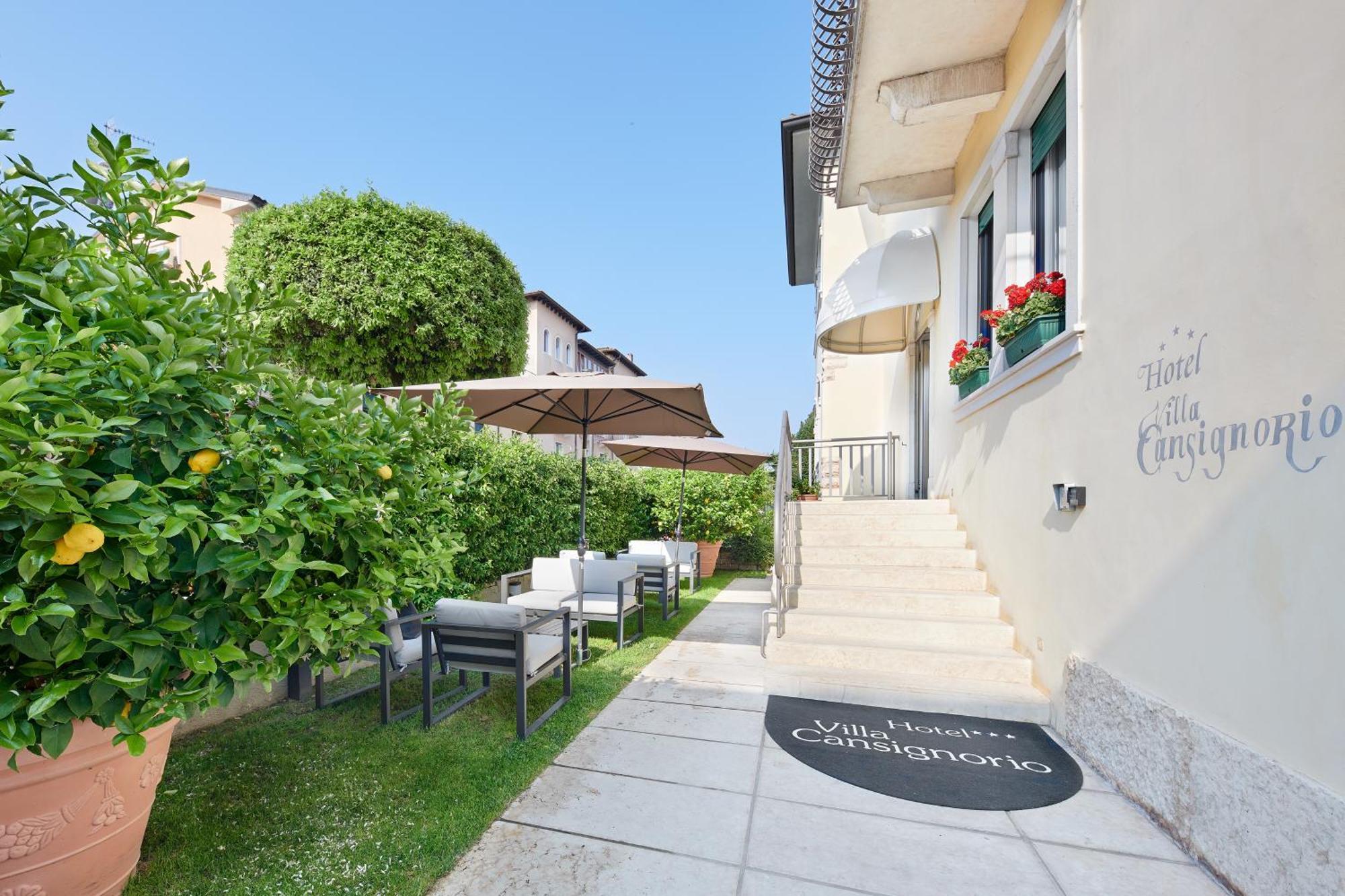 Hotel Villa Cansignorio Lazise Bagian luar foto