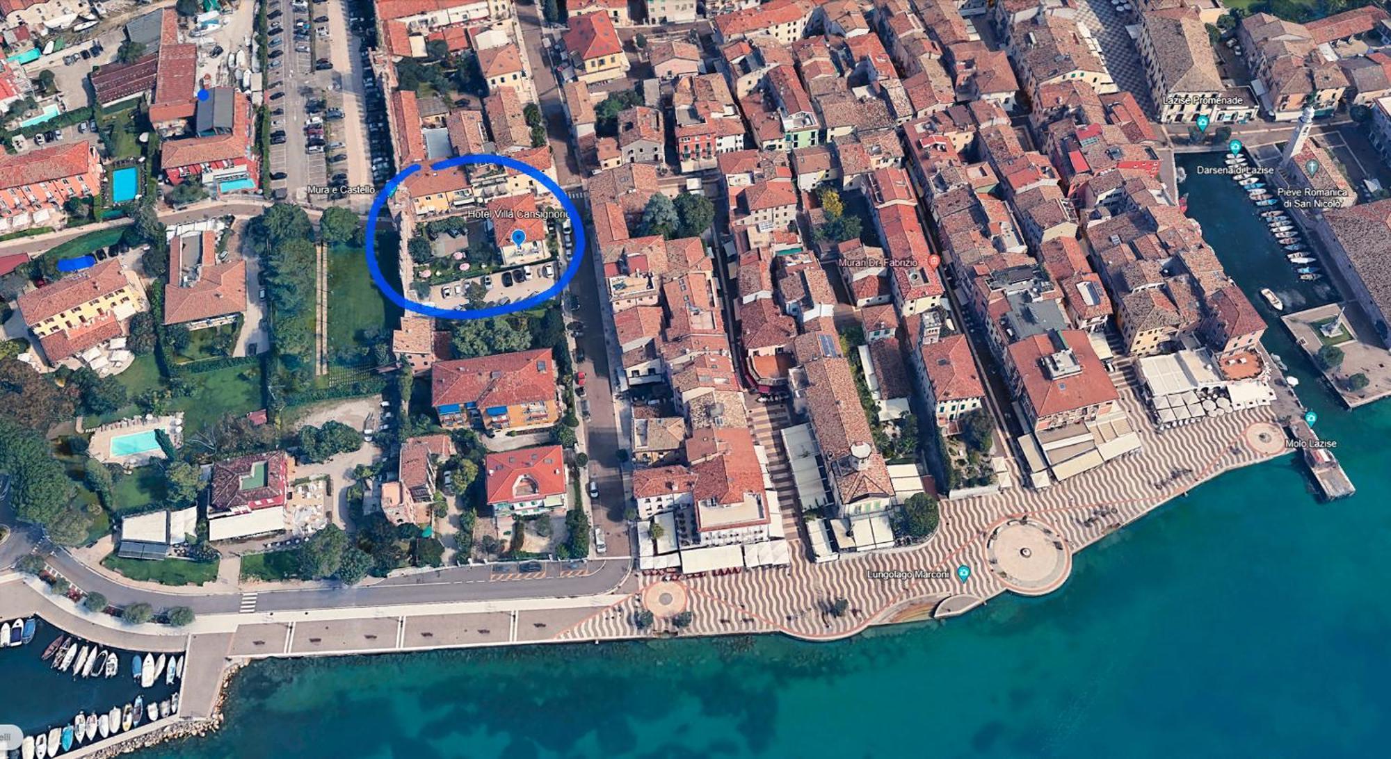 Hotel Villa Cansignorio Lazise Bagian luar foto